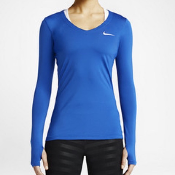 nike dri fit shirts women's v neck